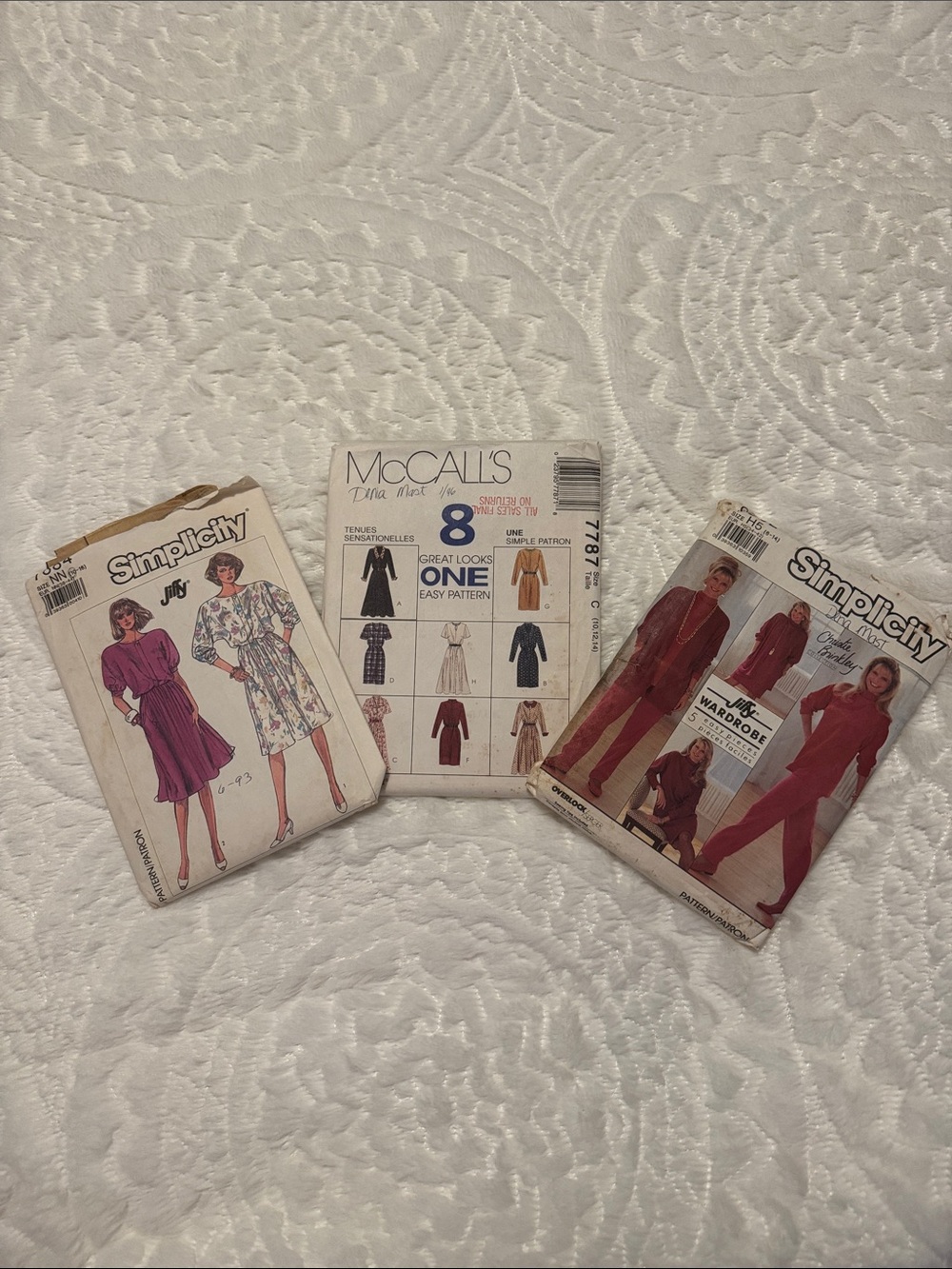 Vintage Sewing Pattern Lot - Simplicity & McCall's - complete